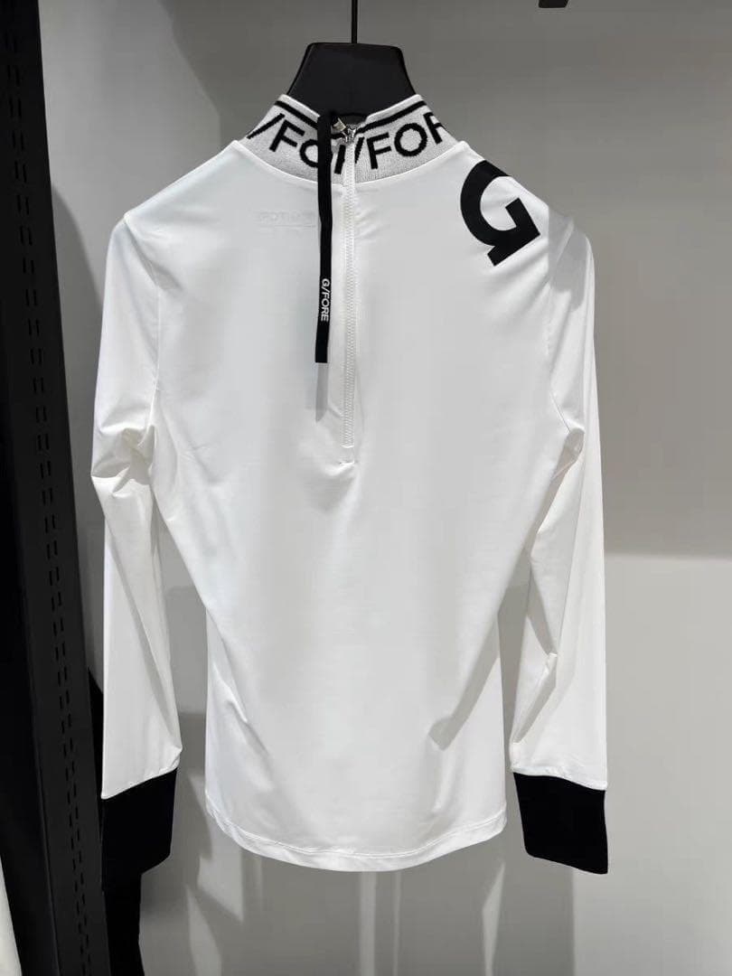 【新品】G/FOREレディースゴルフウェア・ハイネック　白L