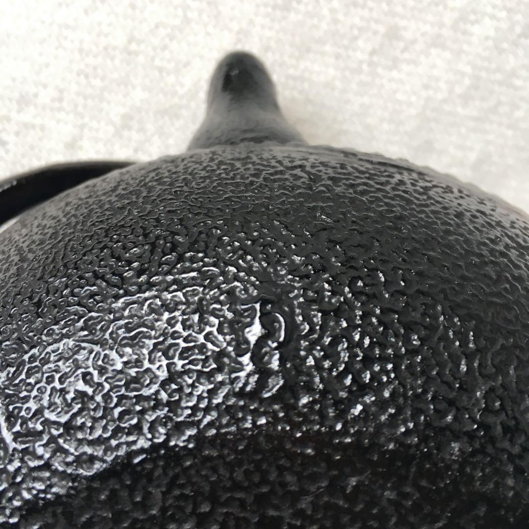 南部鉄器　急須　アラレ　ホーロー加工　鉄　鉄急須　未使用　岩手県水沢（奥州）市