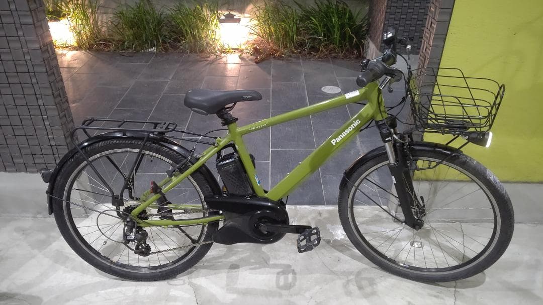 パナソニック ハリヤ 26型 外装7段 グラスグリーンビター 電動スポーツバイク