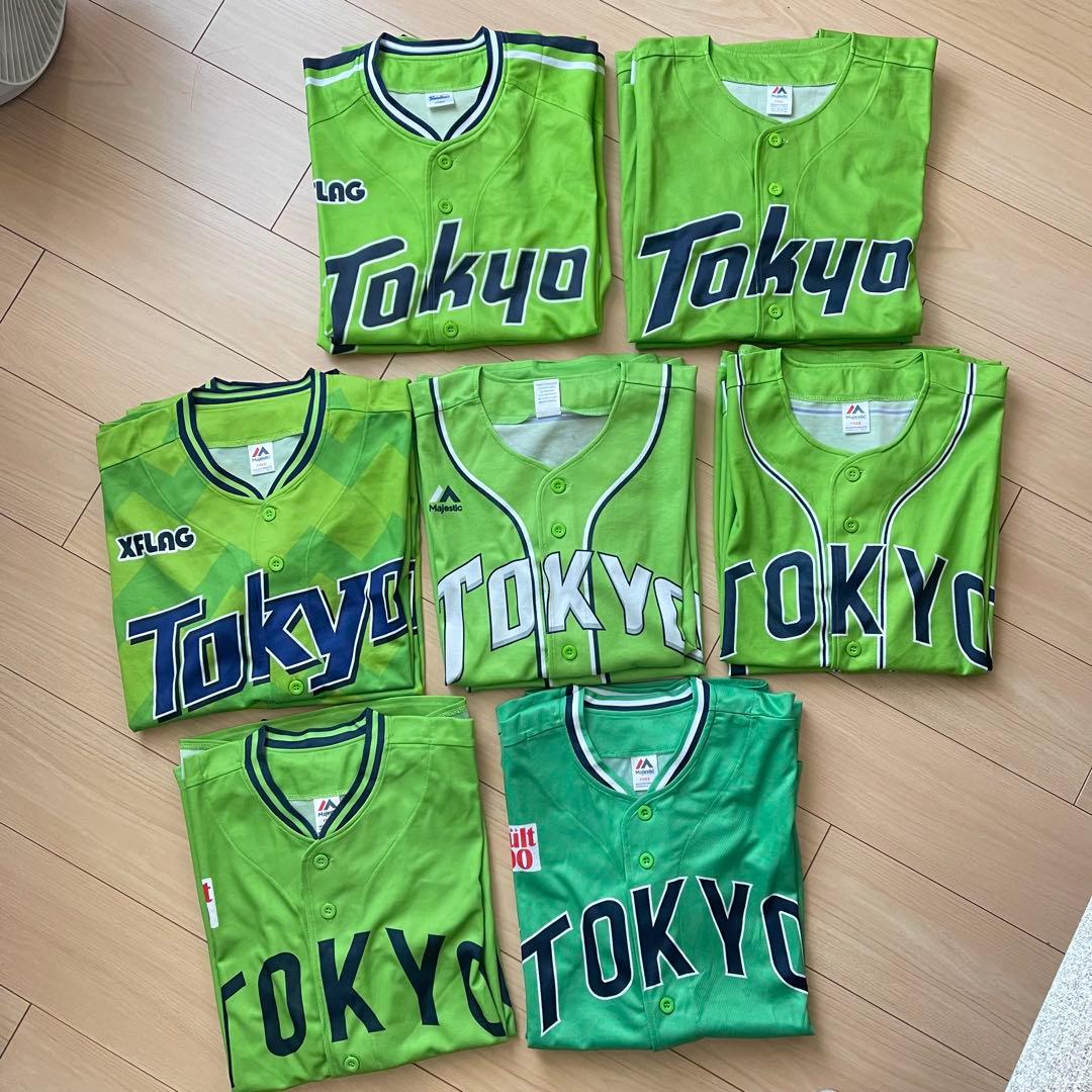 燕パワーユニフォーム7点セット 東京ヤクルトスワローズ ミドれ