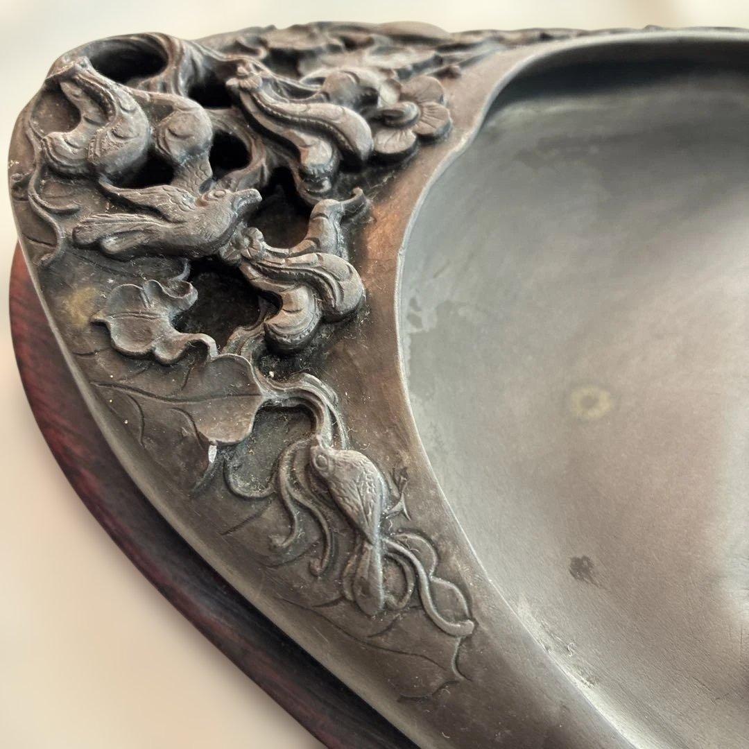 端渓硯 端渓名硯 中国古美術 ビンテージ コレクション