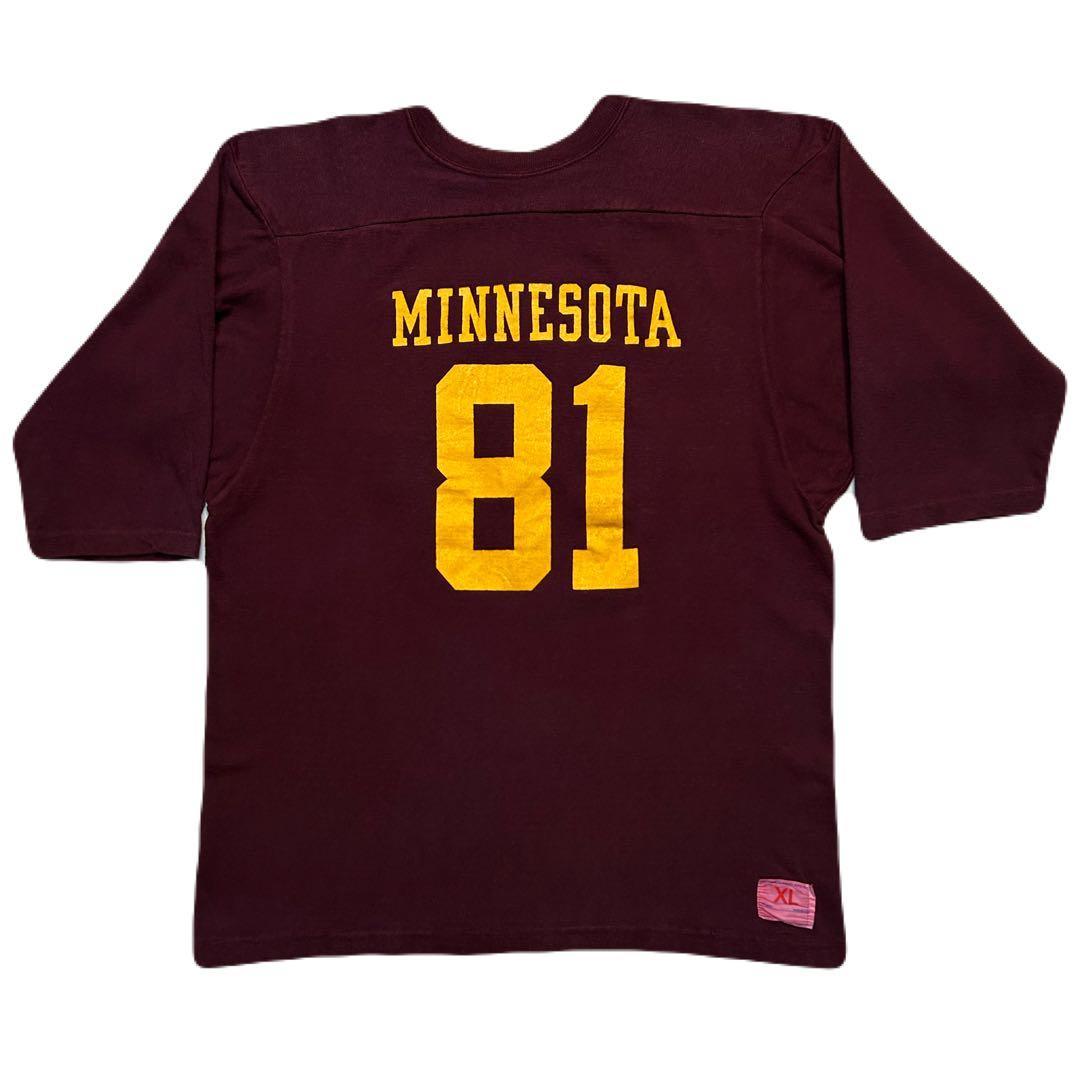 70s Vintage チャンピオン 両面 フットボールtee XL バータグ