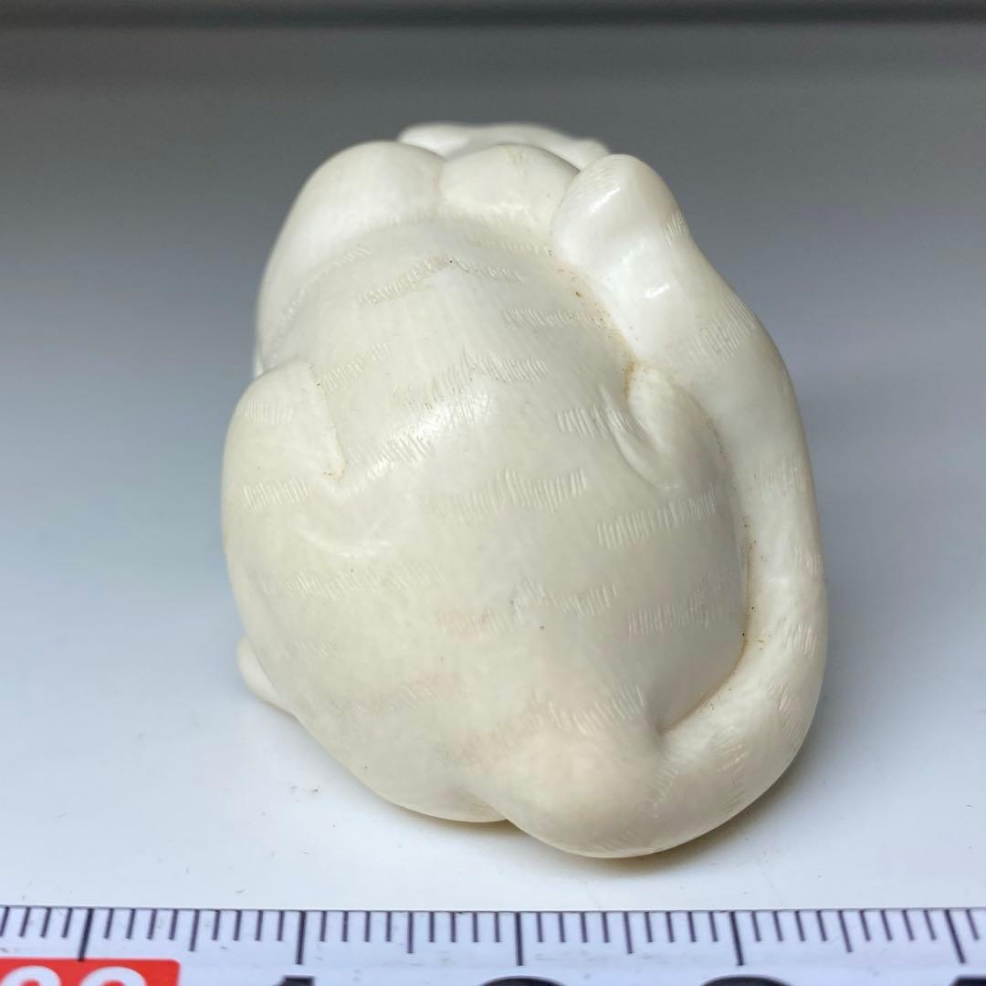 阿部賢次 根付 寅 ケース付 43g 東キ8-0207☆2F トサエオ