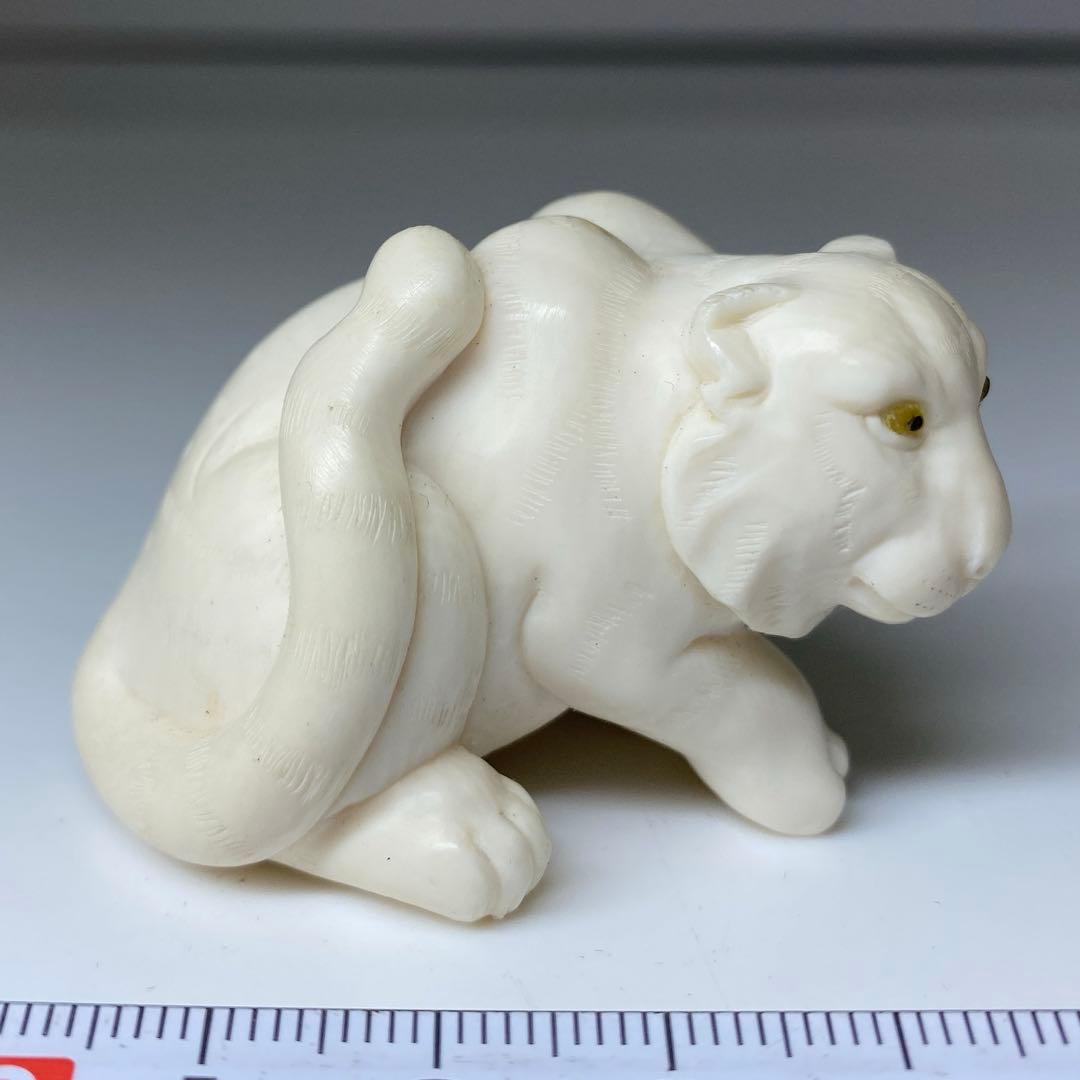 阿部賢次 根付 寅 ケース付 43g 東キ8-0207☆2F トサエオ