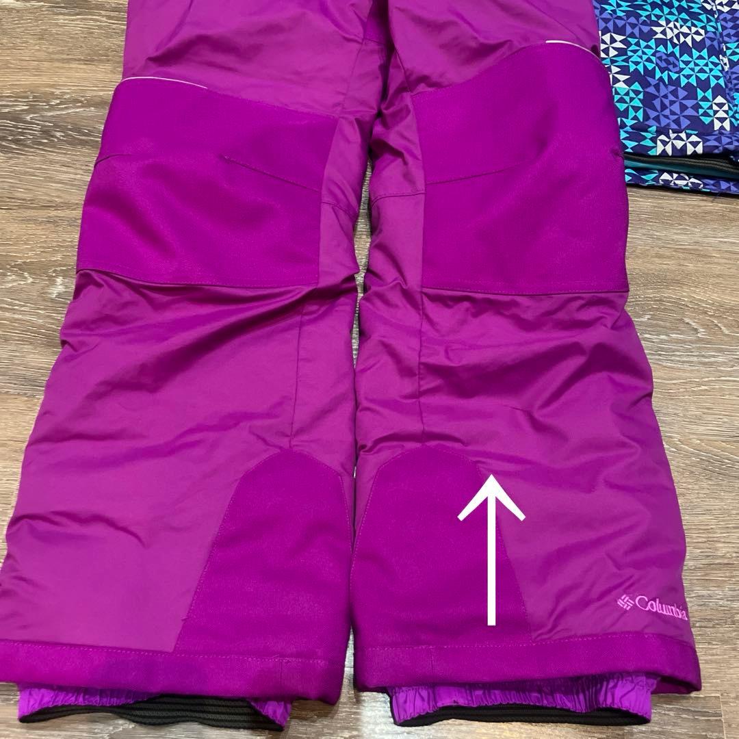 コロンビア　150 スキーウェア　女の子　ウェア セットアップ