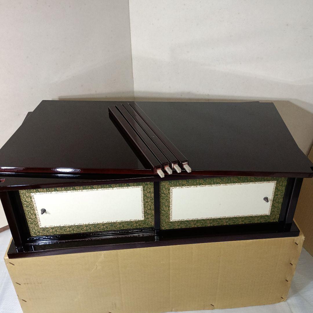 茶道具　紹鴎棚　溜塗り　組立式 高級良品