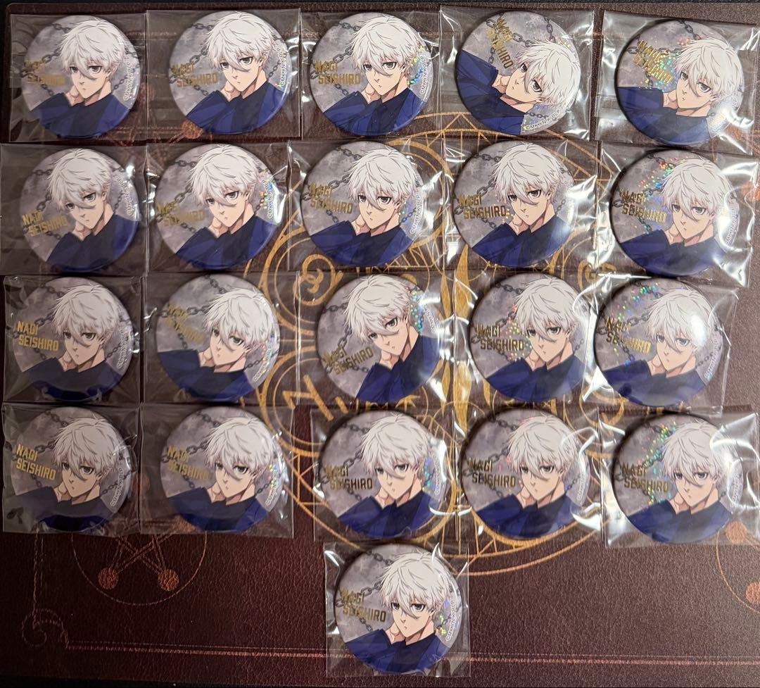 凪誠士郎 ブルーロックエゴ展 ホログラム 箔押し 缶バッジ