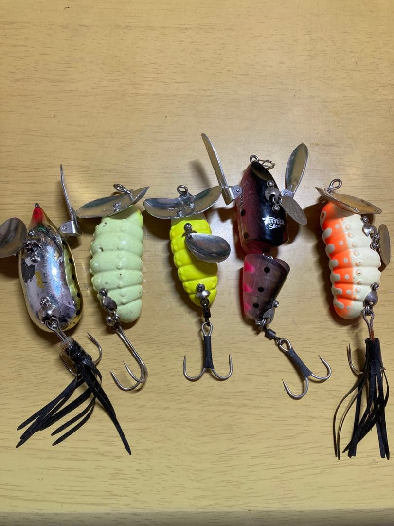 スミス　鯰ルアー　キャタピー　ジトラー　バタピー　トップウォーターセット