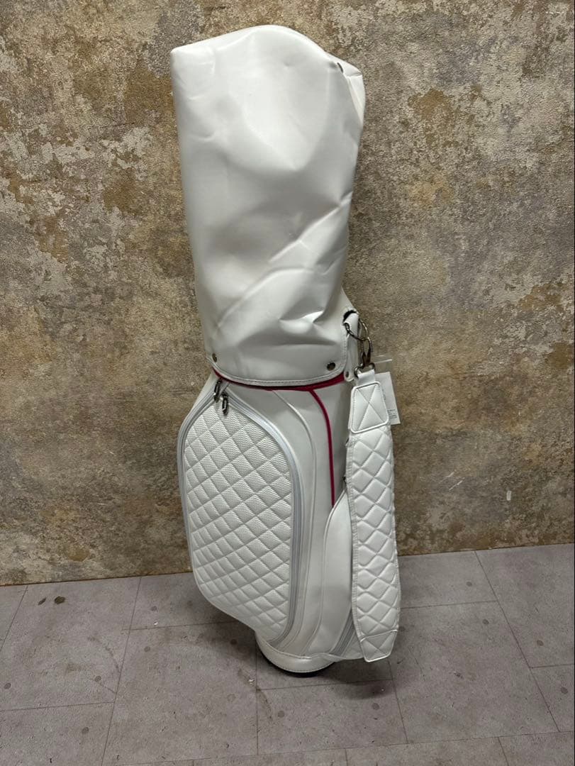 TIGORA ティゴラ キャディバッグ ホワイト×ピンク クラブセット