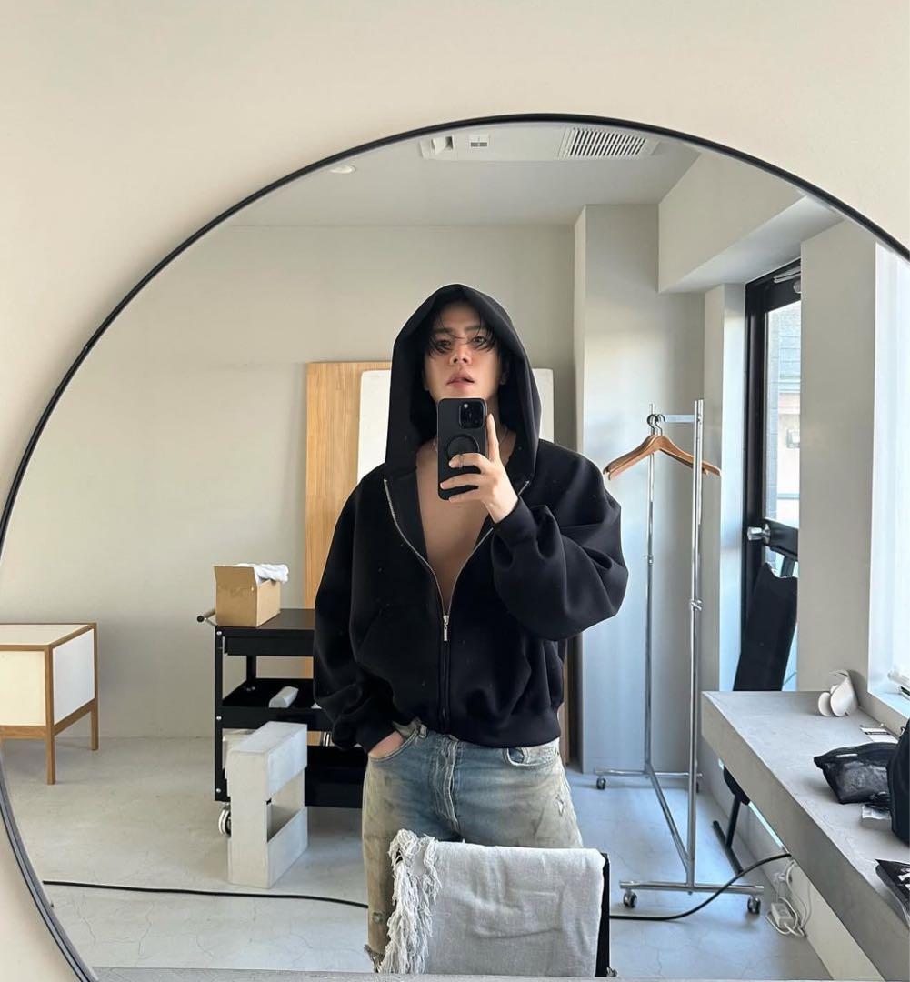 登坂広臣 CDL ジップアップフーディ M パーカー