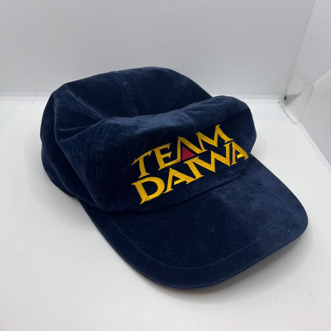 チームダイワ TEAMDAIWA キャップ　レーヨン　帽子　当時物　レトロ