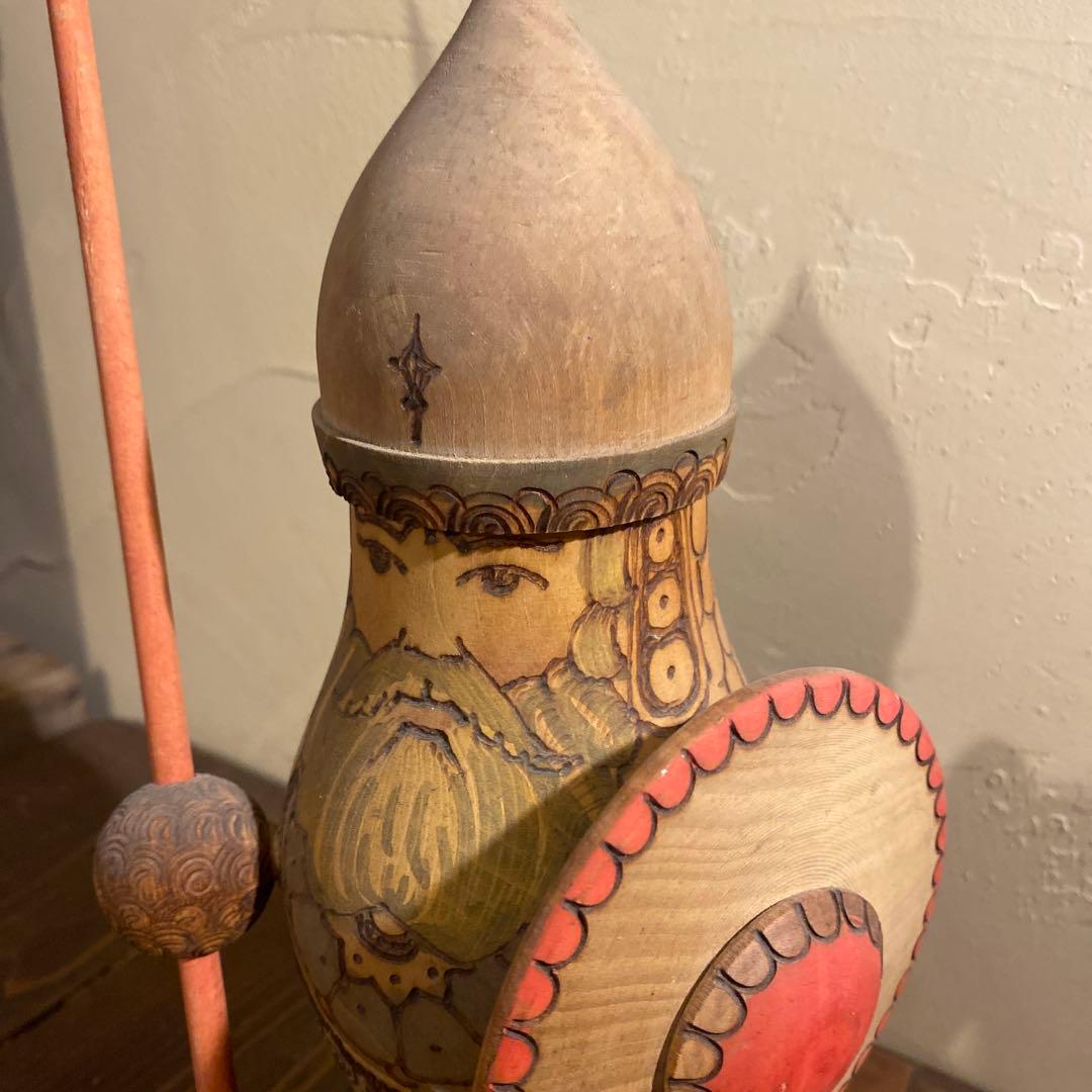 ボガティーリ人形？　ロシア　アンティーク