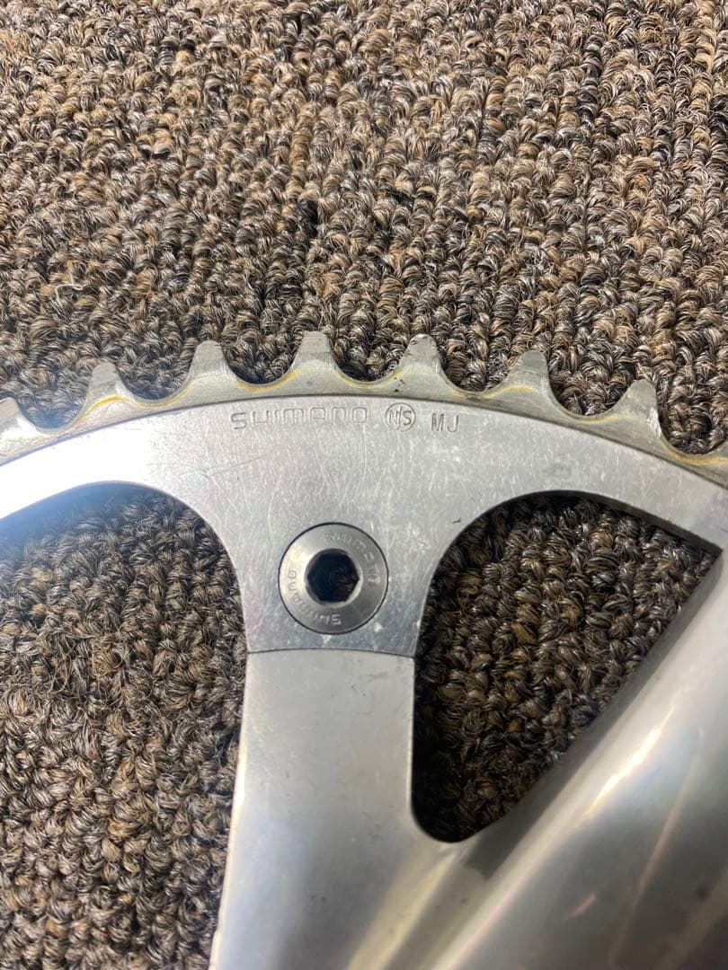 【165mm】njsデュラエース fc-7600 ピスト 競輪シングルスピード