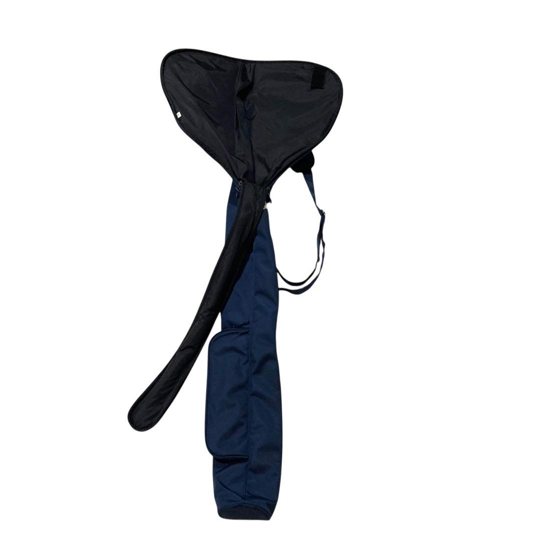 【美品】ビームスゴルフ　クラブケース　ネイビー　刺繍　BEAMS　男女兼用