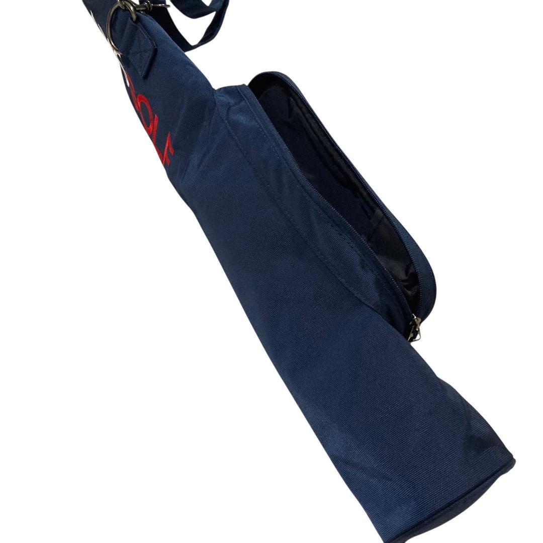 【美品】ビームスゴルフ　クラブケース　ネイビー　刺繍　BEAMS　男女兼用