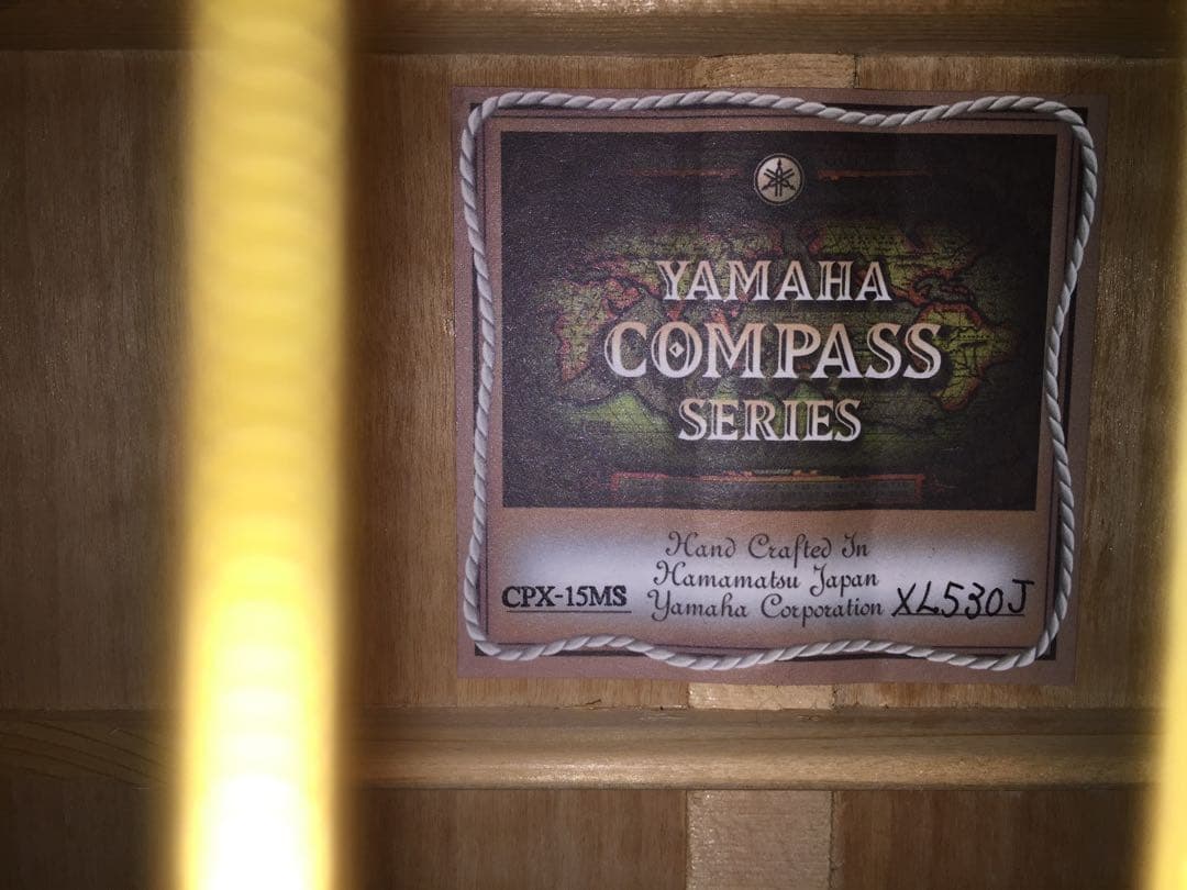 佐野元春デビュー20周年ギター　YAMAHA CPX-15MS