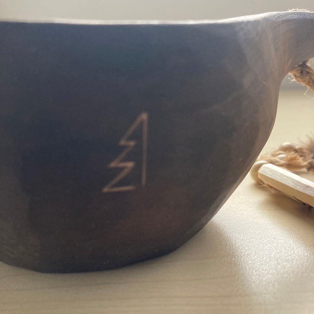 【新品】ソウルオブシベリア　#4 ホワイトペンダント　ククサ　No.8002