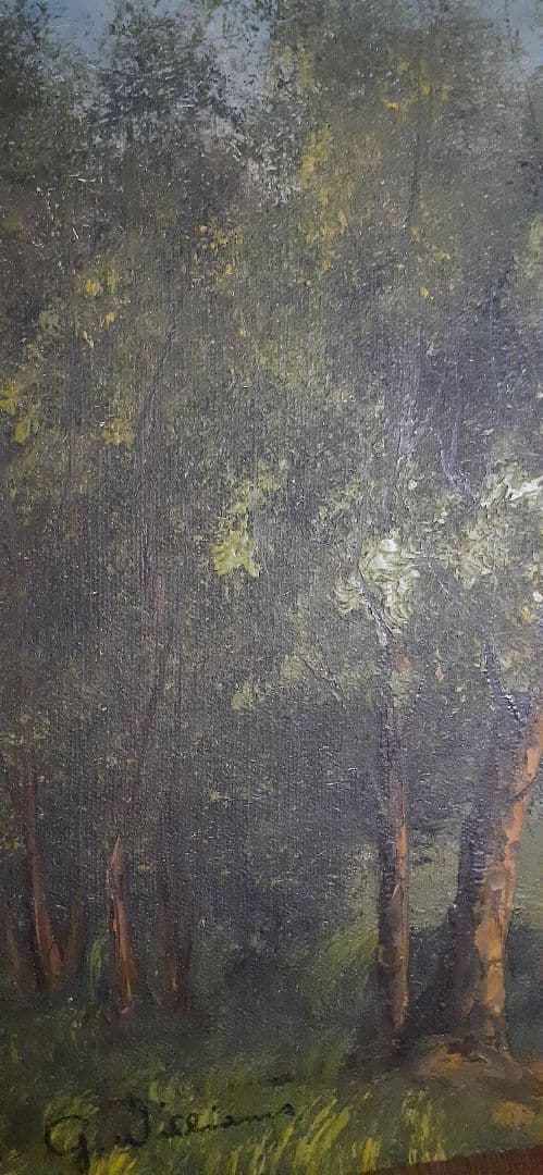 e Augustus Williams　F6　油絵　昭和50年購入