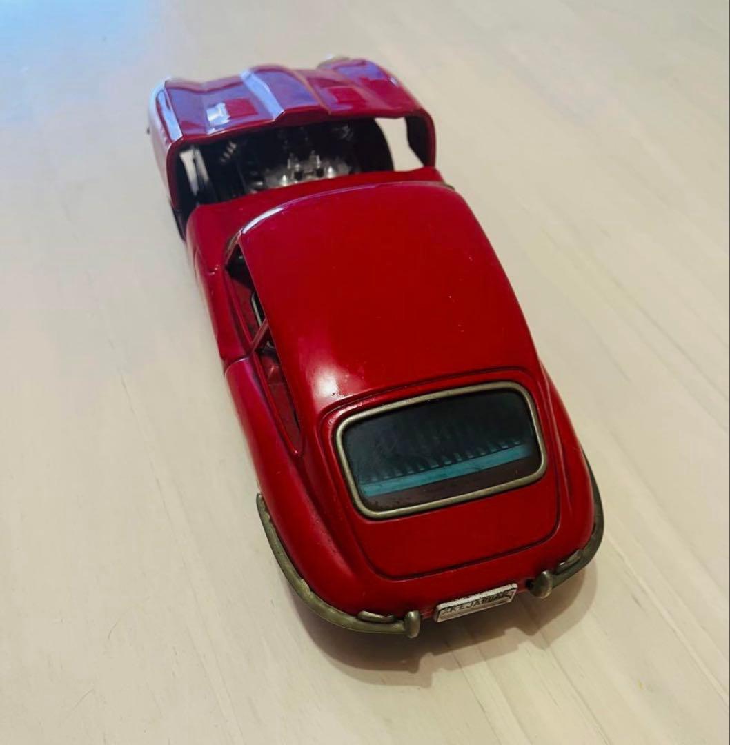 ジャガーXK-E 赤 tin ブリキ toy car ブリキのおもちゃ 車
