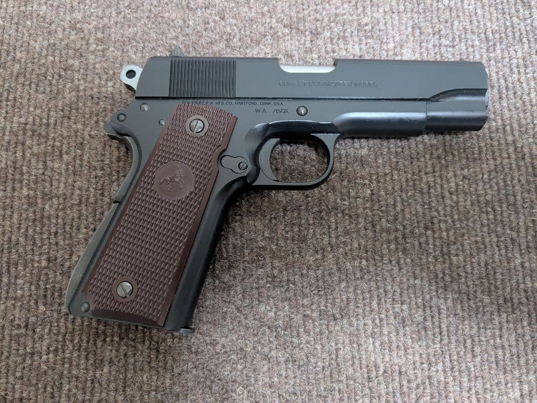 ウエスタンアームズWAコルトコンバットコマンダーヘビーウェイト良品綺麗
