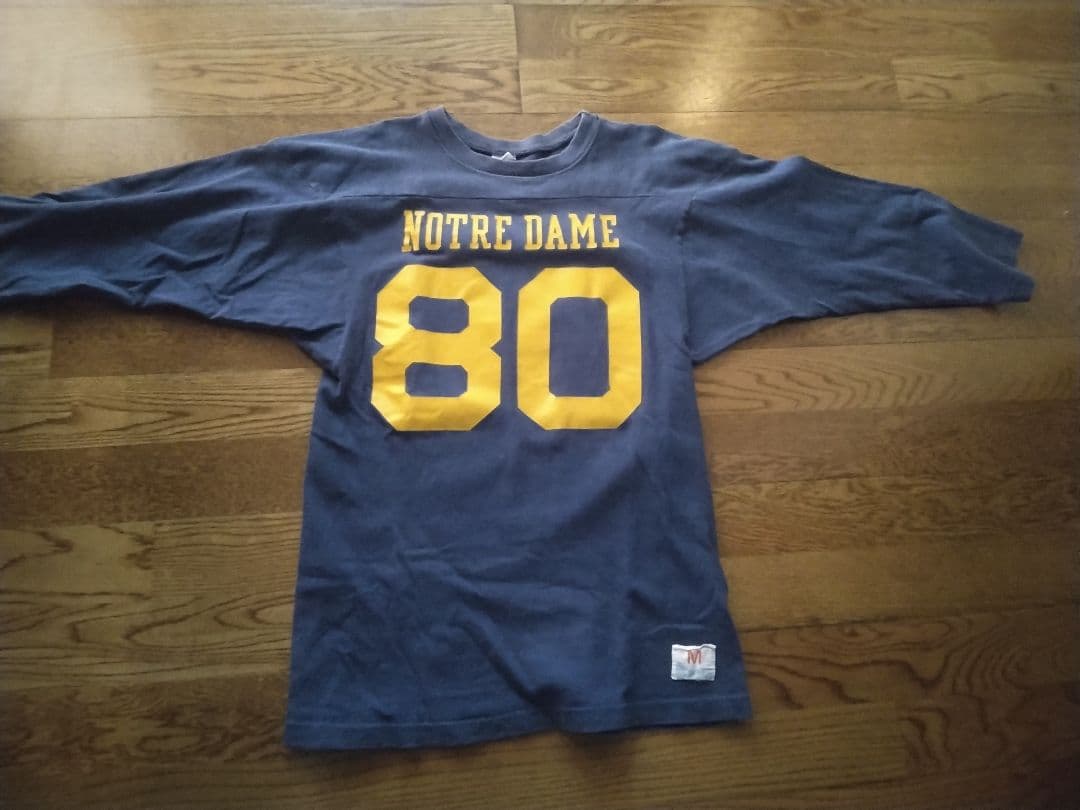 70s champion チャンピオン フットボールシャツ M 　バータグ