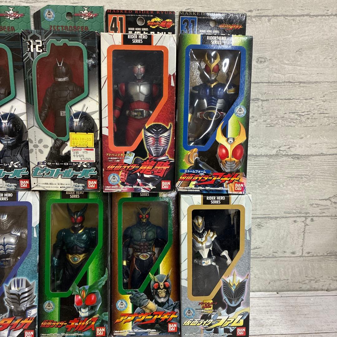 仮面ライダー ライダーヒーローシリーズ ソフビまとめ売り