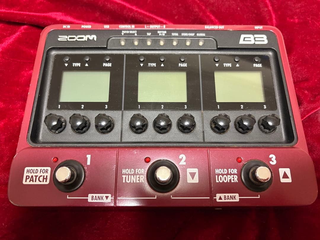 ZOOM ベース用エフェクト アンプシミュレーター B3