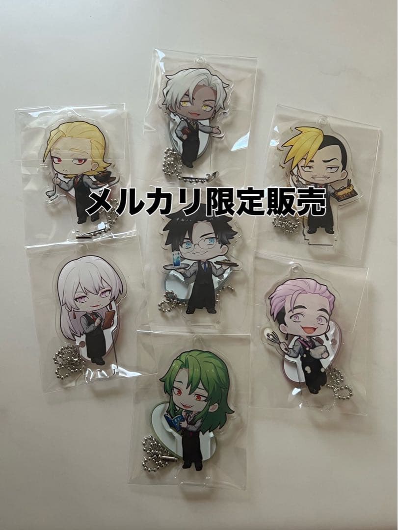 ヒューマンバグ大学　コラボカフェ　第一弾　アクリルキーホルダー　天羽組セット