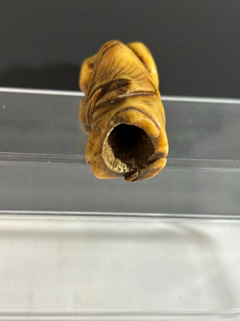 布袋　根付け　アンティーク