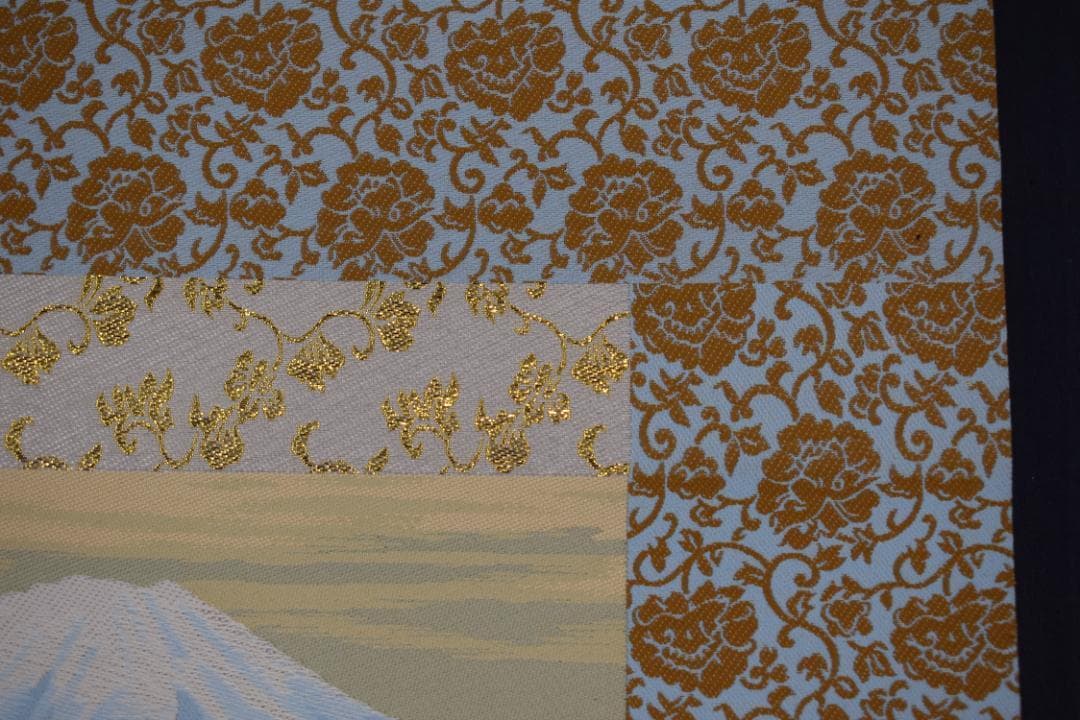 【複製】横山大観/蓬莱山図/織物/掛軸☆宝船☆Z-455