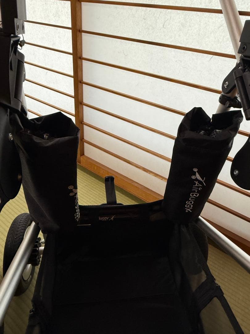 値下げしました【美品】AirBuggy エアバギー　ブラック ペットカート