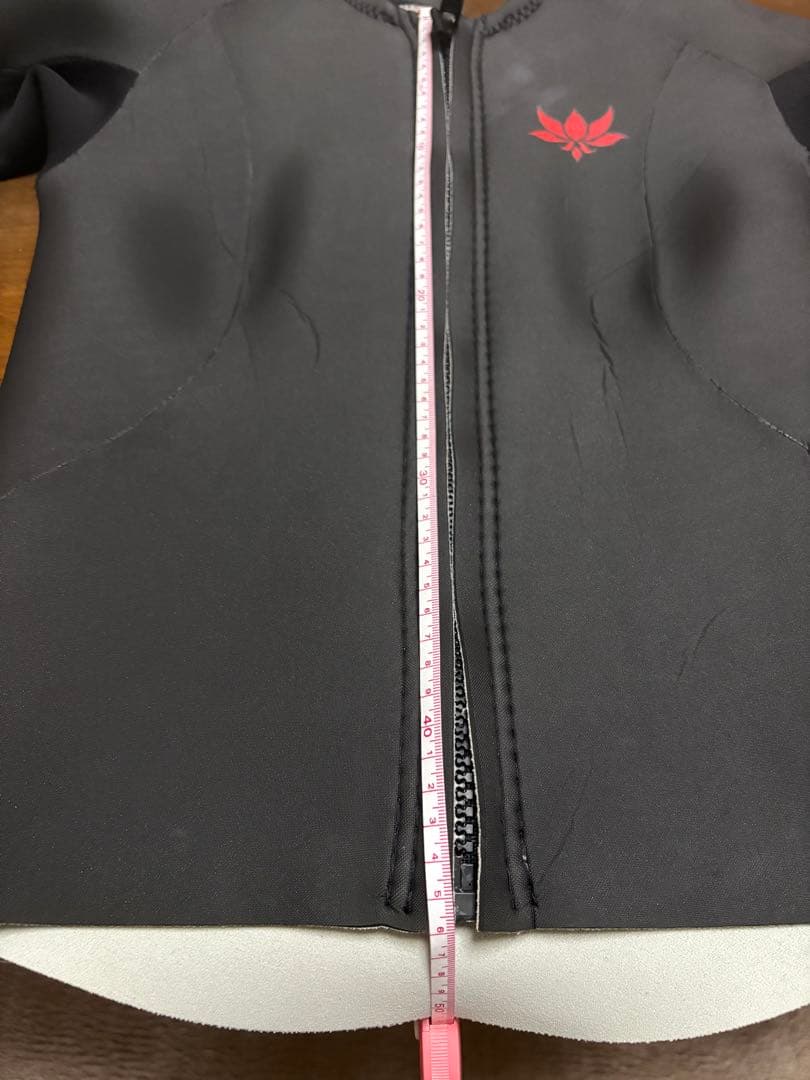 AXXE CLASSIC長袖2ミリタッパー フロントジッパーレディース