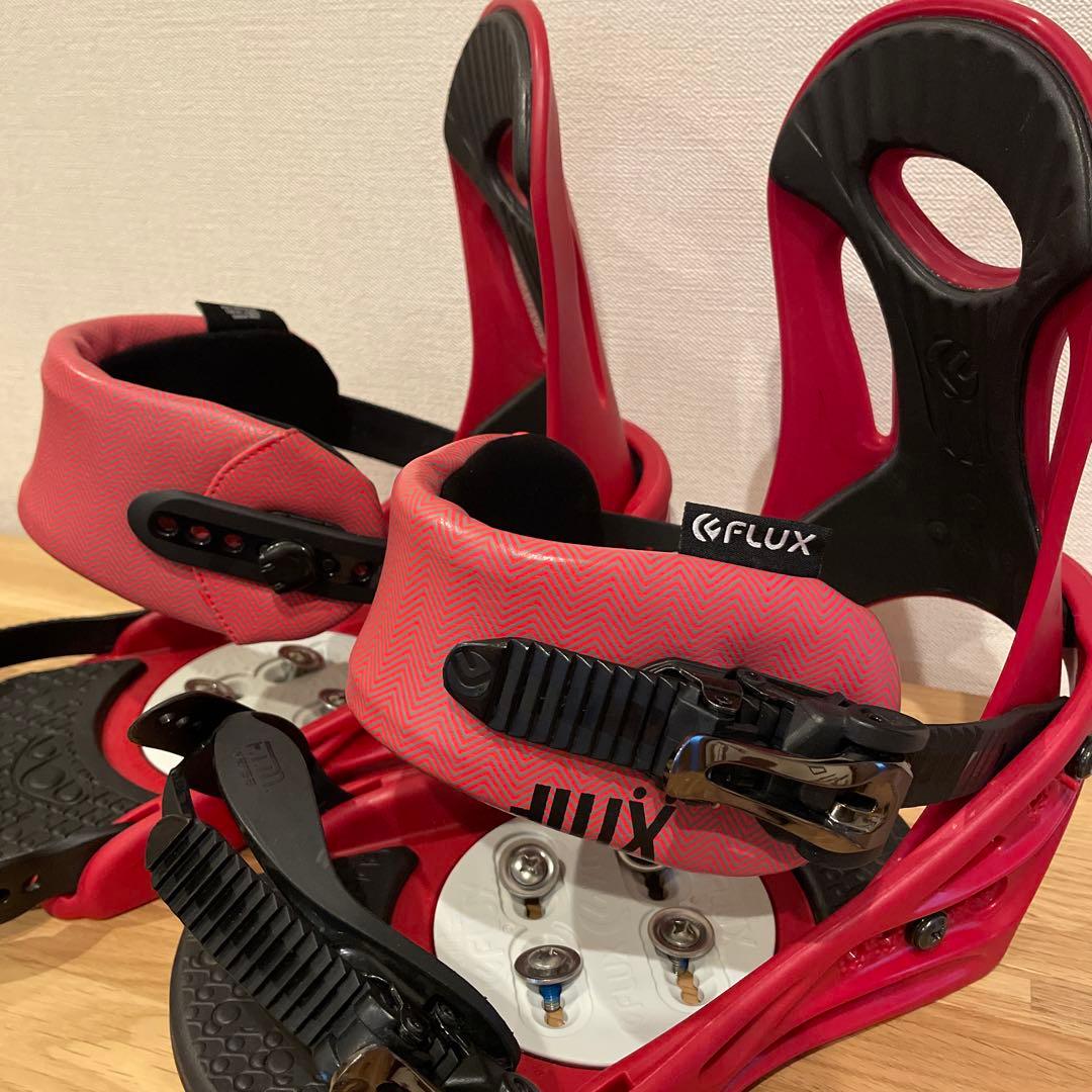 【美品】FLUX スノーボード ビンディング レッド