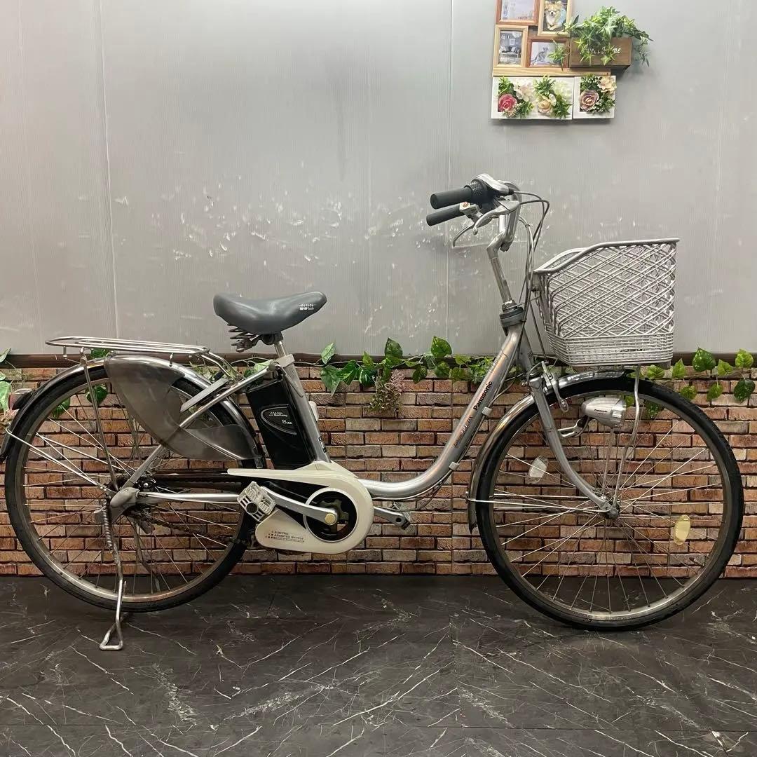 【174】電動自転車 Panasonic lithiumvivi DX シルバー
