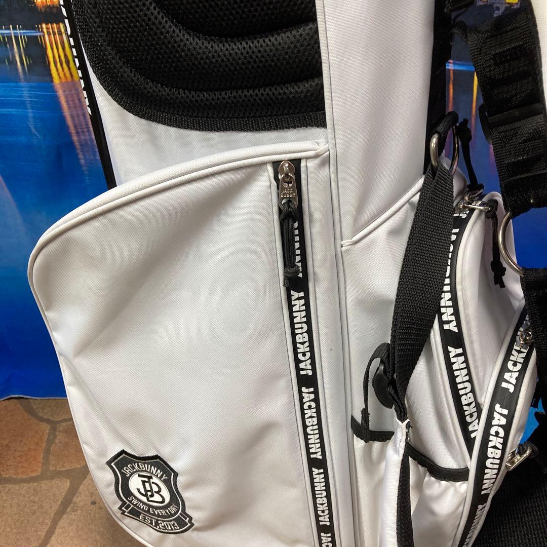 寶BU-1086 JACK BUNNY スタンド式 キャディバッグ ホワイト