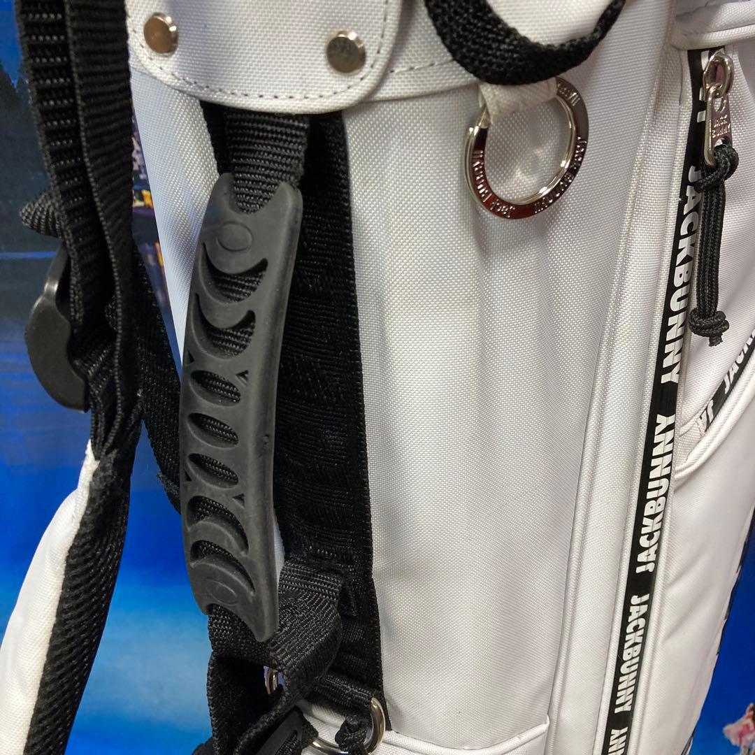 寶BU-1086 JACK BUNNY スタンド式 キャディバッグ ホワイト