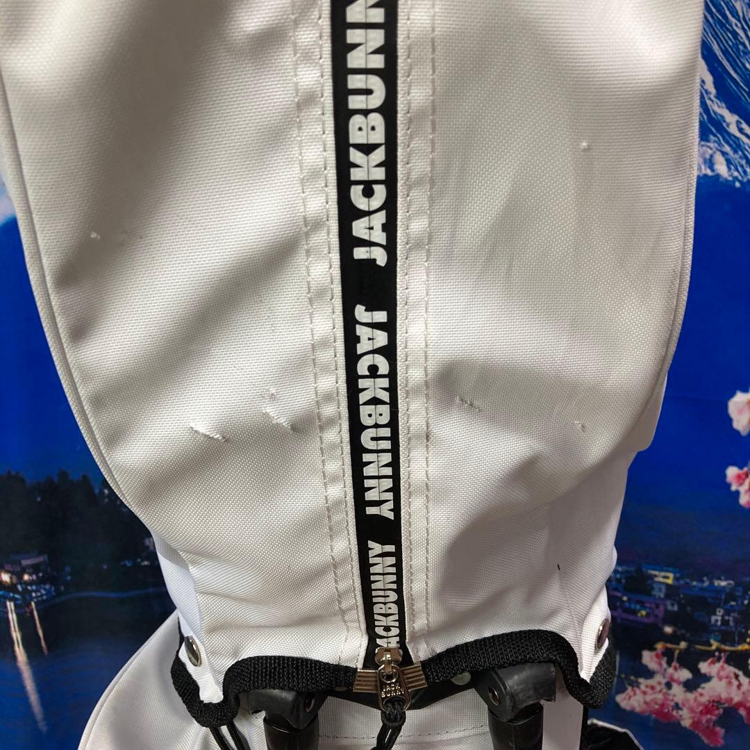 寶BU-1086 JACK BUNNY スタンド式 キャディバッグ ホワイト