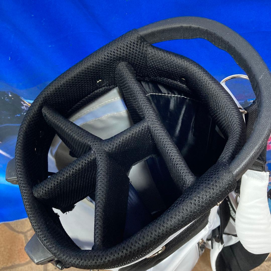 寶BU-1086 JACK BUNNY スタンド式 キャディバッグ ホワイト