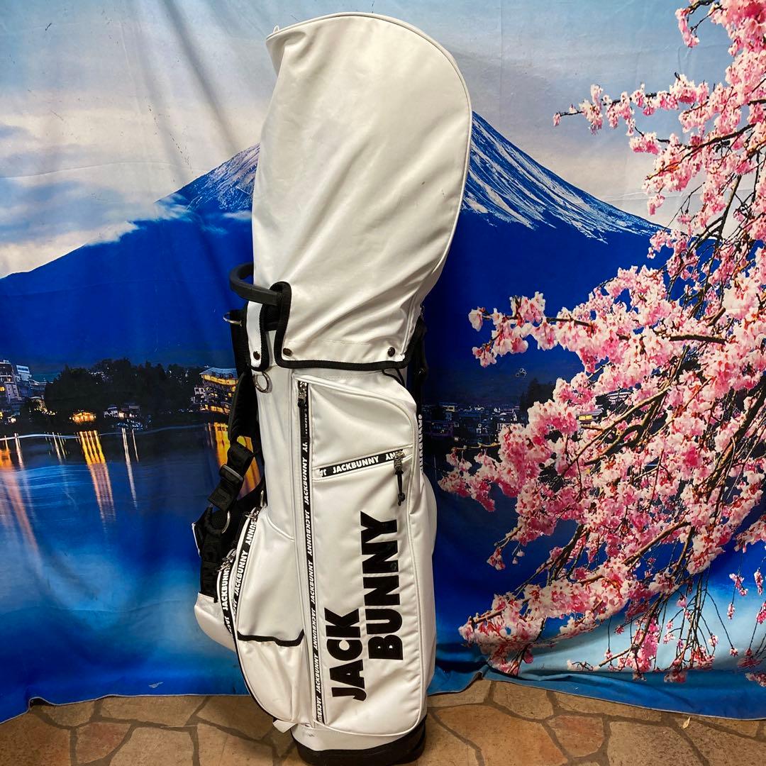 寶BU-1086 JACK BUNNY スタンド式 キャディバッグ ホワイト