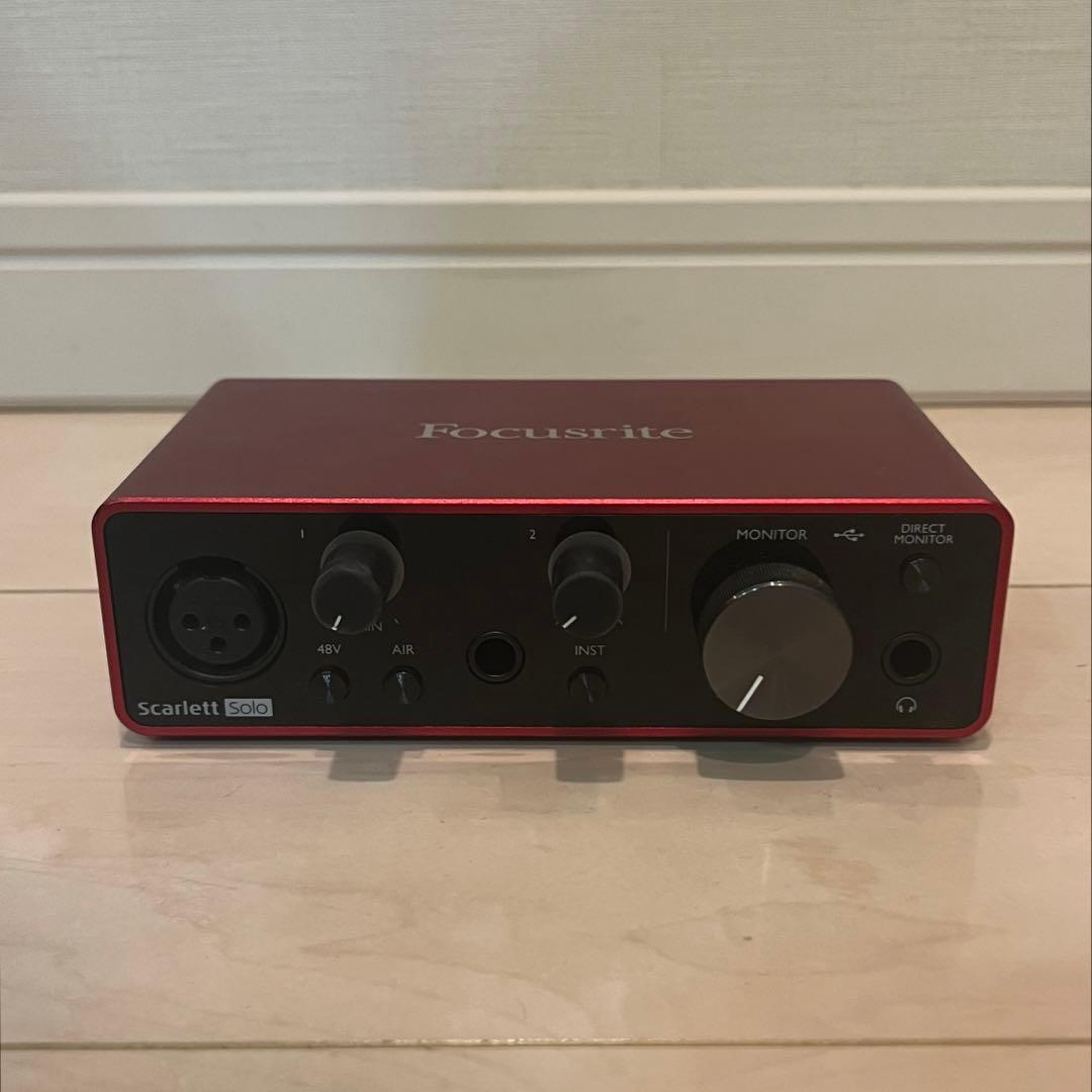 【まるこ】FOCUSRITE Scarlett Solo (gen. 3)