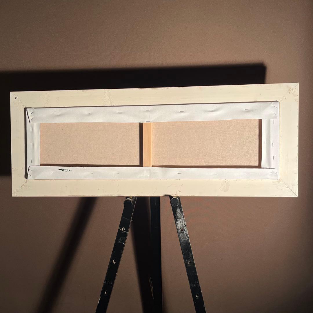 ★秀作★ 手描き油絵 ゴッホ 花咲くアーモンドの花 額付 絵画 油彩画