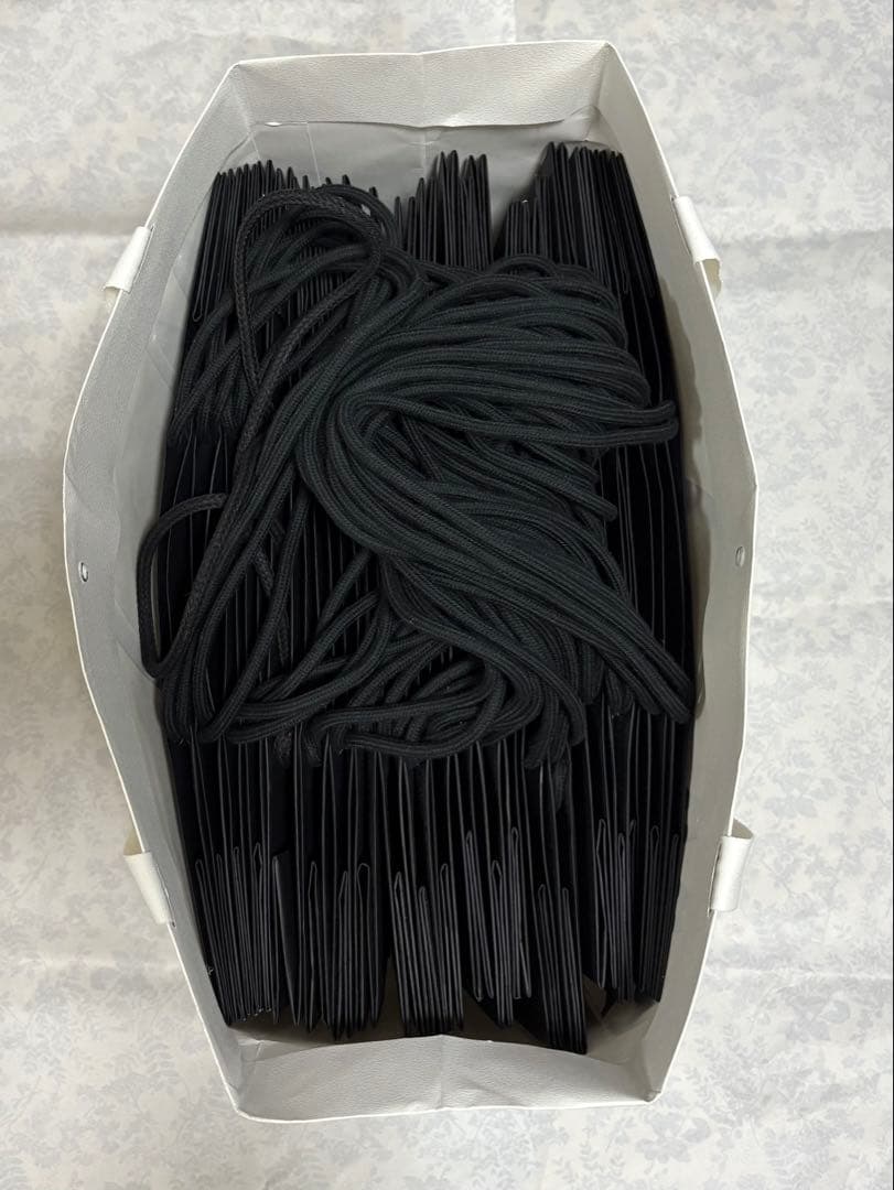 まとめ売り　CHANEL ショップ袋 黒 大　22枚セット