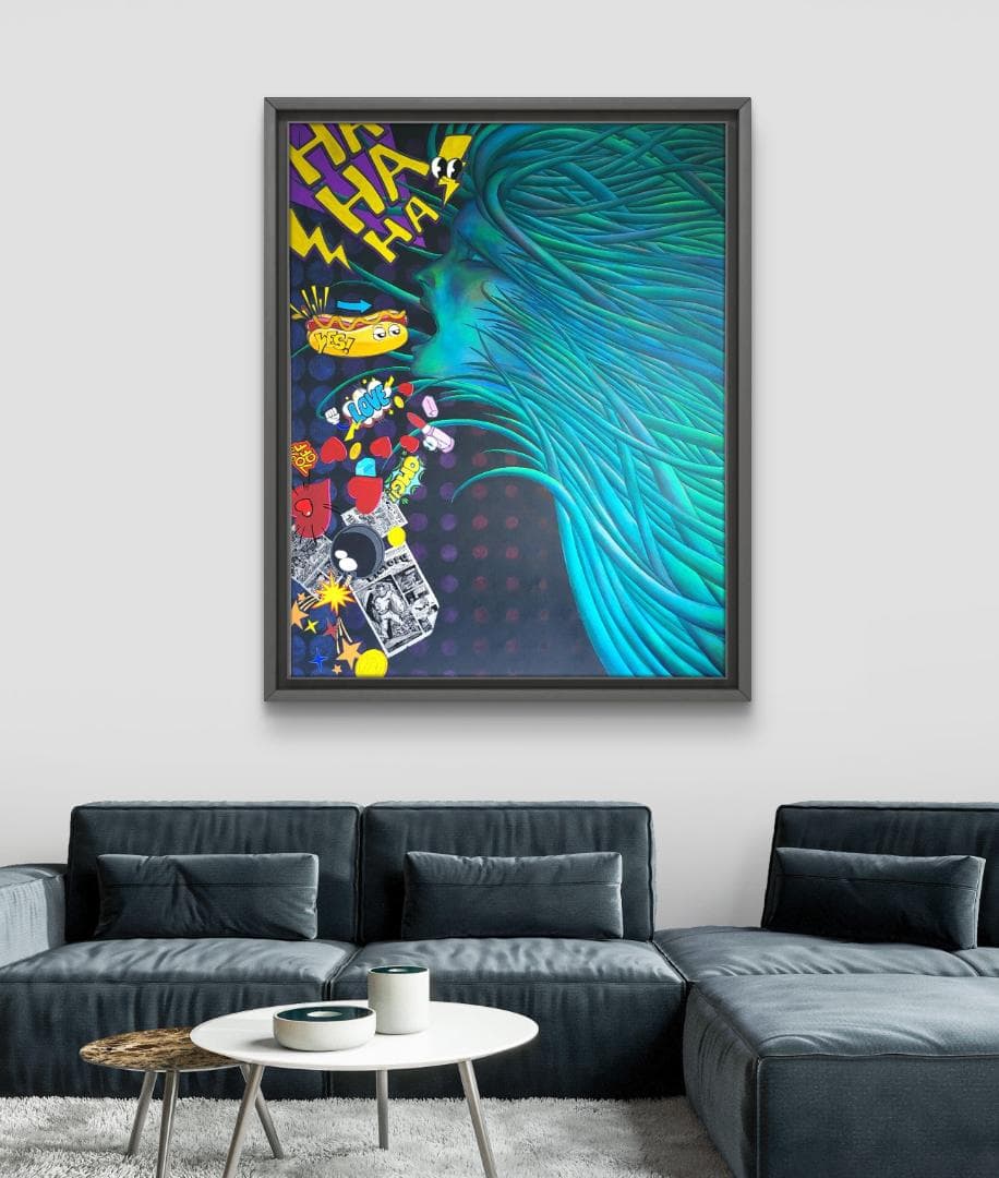 奇天烈Ⅰ / モダン画 キャンバス 117×91㎝ F50 原画のみ 現代アート