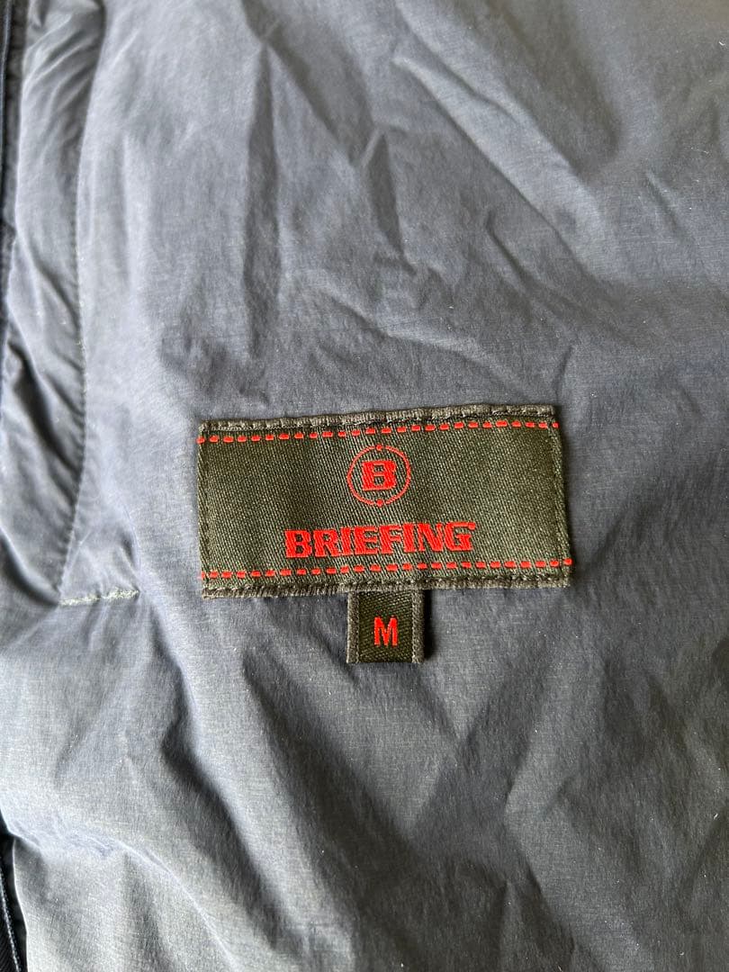 ブリーフィングゴルフ　ハイブリッド ストレッチ クルーネックダウン サイズＭ