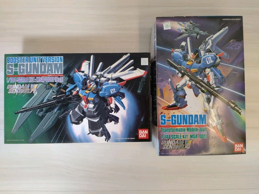 1/144 ＳガンダムMSA0011とＳガンダムブースターユニット装着型のセット