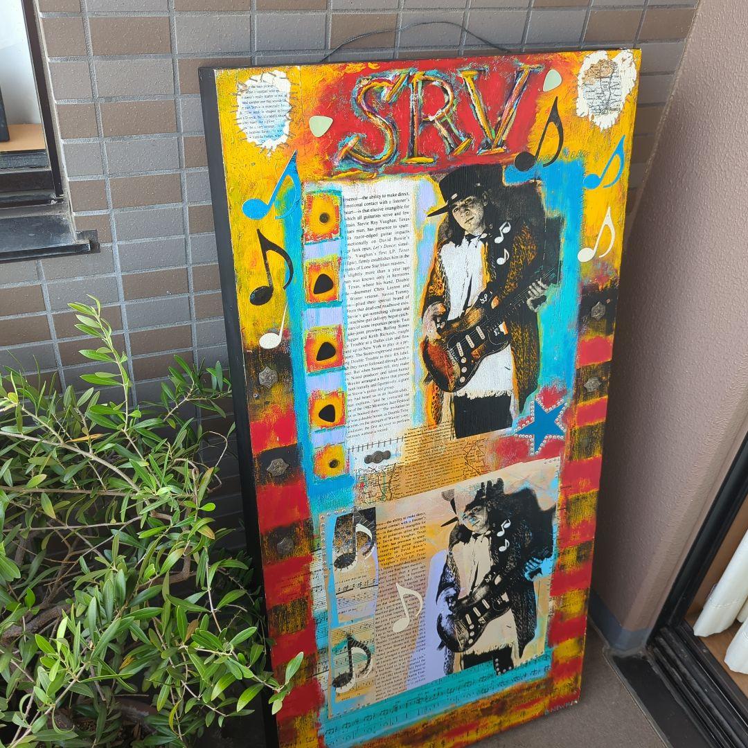 スティーヴィー・レイ・ヴォーン Stevie Ray Vaughan絵画