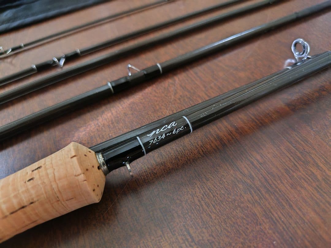 NCAパックロッド7634 7.6ft,#3,4,6ピース 08年購入1オーナー