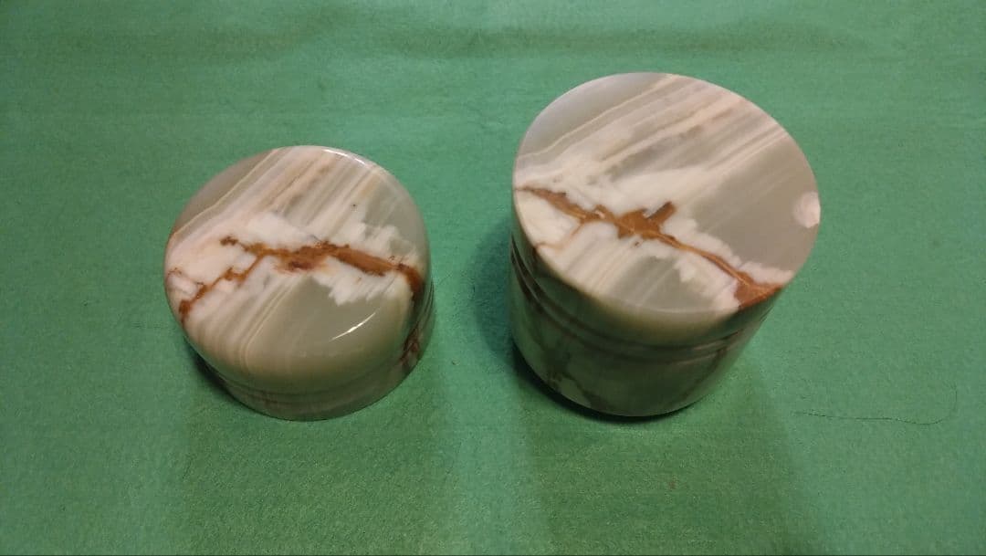 天然オニキス４点灰皿セット