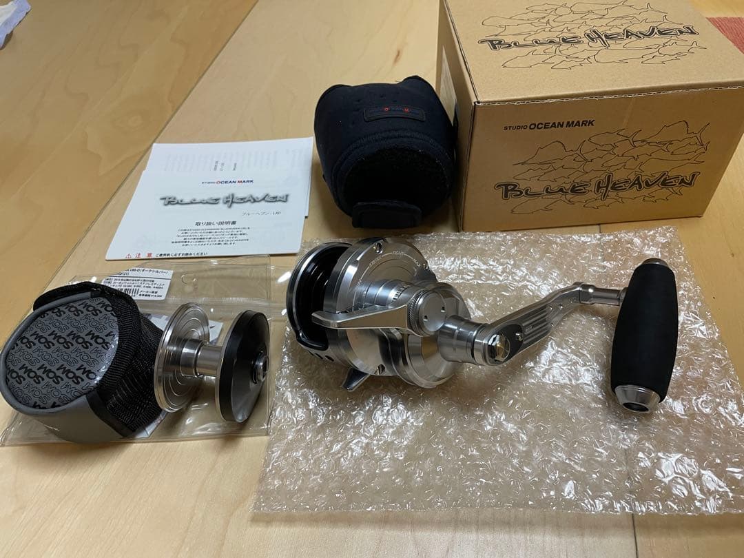 スタジオオーシャンマーク　ブルーヘブンL80Pw/R-LB　替えスプール付き