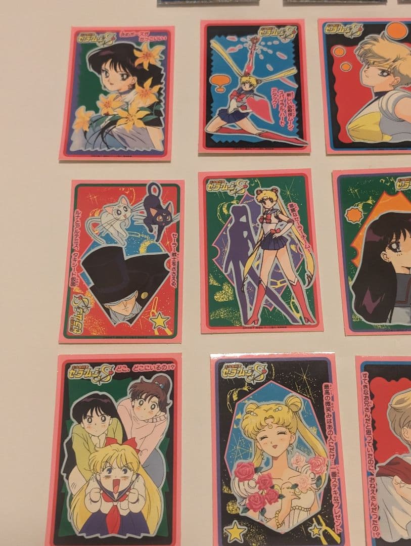 希少 美少女戦士セーラームーンS 山勝 たんざくシール キラ シール カード